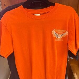 GiOrange Men's T-Shirt with Eagle motorcycle Graphic